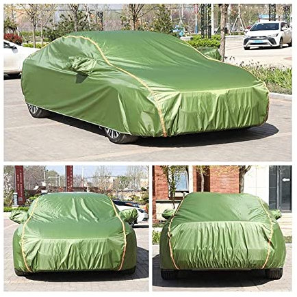 Vollgarage Autoabdeckung wasserdicht für Volkswagen Touran/Touareg/Touareg 2/Tiguan/Tiguan Allspace/Tiguan Limited,Seitenreißverschluss, staubdicht, langlebig(Color:B,Size:Touareg)