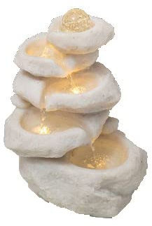 Decoración de Escritorio Moderna, Fuente de rocalla, Bola de Cristal de Agua circulante Creativa, artesanía, Adorno pequeño de Agua Corriente Little Surprise