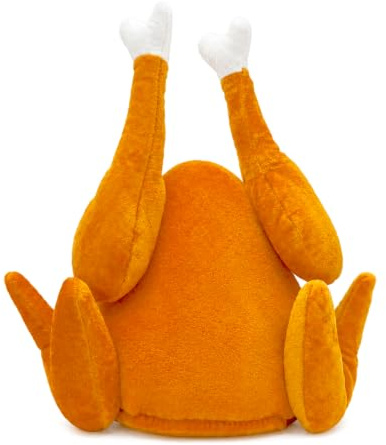 BF Souvenirs Hendlhut Chicken Hut für Damen & Herren – lustiger Hähnchen Kostümhut mit eingenähtem Gummizug – Partyhut für Oktoberfest, Fasching, Karneval, Volksfest, Halloween, JGA & Mottoparty
