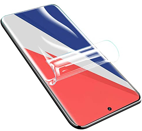 LXEEOLX [2 Piezas Protector de Pantalla para Xiaomi Poco F3/Mi 11i 5G, Película de TPU Flexible, Compatible Huellas Dactilares ID [HD Transparente][Antiarañazos][Sin Burbujas]