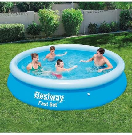 OISE ART STORE Trade Shop - Piscina Gonfiabile Rotonda Fast Set 366x76cm Predisposta per Pompa Filtro 57273