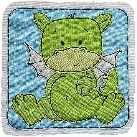 Aufnäher * Patch * Applikation * gestickt * Drache * ca. 10,5 cm * PA-ws_0062S