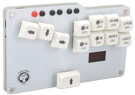 Arcade Fight Stick, Arcade Stick Clavier Contrôle Précis Multiport Stable pour Contrôleur de Jeu