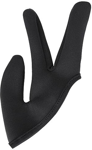 ORFOFE 1stück Hitze-resistenter Haarschneider Handschuh Für Friseure Drei Finger Abdeckung Für Glätten Und Langlebig Und Für Anwendung Im Salon