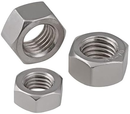 M1-M16 304 Dadi esagonali in acciaio inossidabile Dado esagonale Tappi for bulloni Spot(M16 (5Pcs))