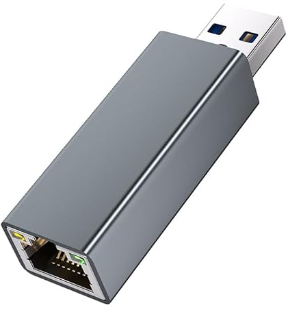 YPREWY Adaptateur d'extension de câble Ethernet USB 3.0 vers RJ45 mâle vers femelle coupleur réseau pour Cat7/Cat6/Cat5e adaptateur mâle vers femelle