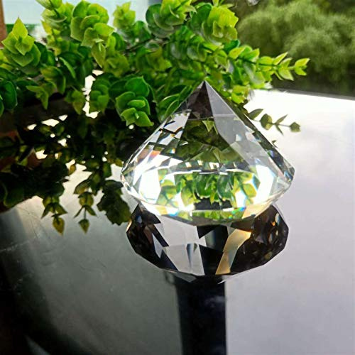 YWXXKL Kristall 65 mm Diamant-Kristall-Dekoration, K9-Glas, klare Kristalle, Briefbeschwerer, Auto-Ornament, Hochzeitsdekoration, Geschenke, Foto-Requisiten, Heimdekoration