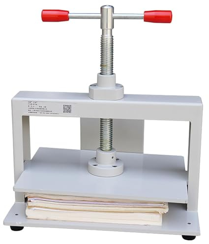 MegLob Rechnungsglättungsmaschine, Manuelle A4/A3-Papierpressmaschine, Buchpresse-Buchbindegerät Für Bücher, Große Hochleistungs-Rechnungsglättungsmaschine Für Notizen,A3