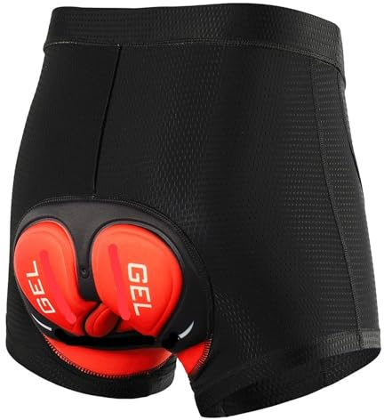 WSQHAO sous-vêtements de vélo for Hommes, rembourrés en 3D, for Cyclisme, Short VTT pour Homme(L)