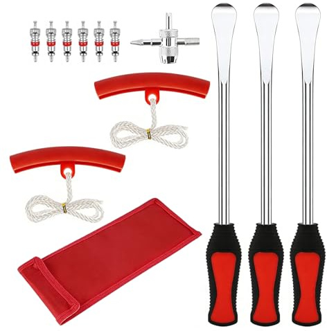 Genérico Palancas Para Neumáticos,Barra Palanca Cambio Ruedas De Automóvil | Herramienta Reparación Ruedas De Vehículos | Para Moto, Dirtbike, Bici, Remolque, SUV, RV, Taller Y Garaje