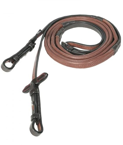 HORZE weiche Grip Gummizügel, Braun, F
