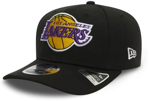 New Era Los Angeles Lakers 9fifty Stretch Snapback Cap Classic Black - S-M