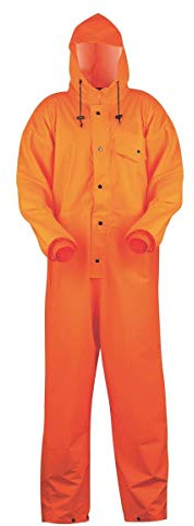 Norway CAROLINENSIEL PU-Overall Orange Regenanzug