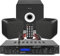 Fenton B406A Surround Sound System - 2.1 Stereo Speaker Kit with Active 8 Subwoofer, 5-Channel Bluetooth Amplifier & Dual-Cone Satellite Speakers for Home Cinema, Music, Gaming, 400W