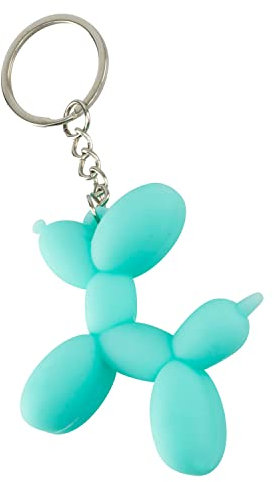 Perfekto24 Schlüsselanhänger Hund - Key Chain - Haustierschlüsselanhänger - Autoschlüsselanhänger - Schlüsselanhänger Hundemotive (Türkis)