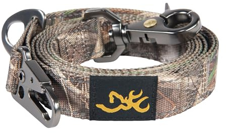 Browning Pet Leashes, Classic Webbing Camo Leash One Size, One Size, Realtree MAX-7