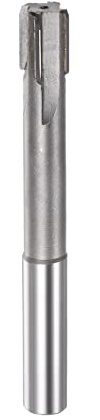sourcing map Hartmetall Reibahle 13.8 mm, 4 Schneidig, H8/H7 Genauigkeit, Sandstrahlbeschichtung Maschinenreibahle für Metall Holz Loch Reiben, Gerade Nut Hochgeschwindigkeitsstahl Werkzeug