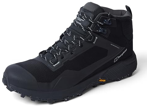 Berghaus Revolute Active Mid Boots för män, Svart, 45 EU