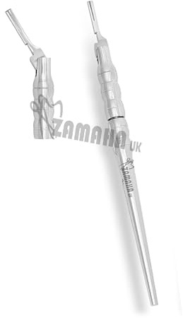 ZAMAHA UK Poignée de Scalpel n ° 3, convient aux lames chirurgicales n ° 10, 11, 12, 13, 14 et 15, signe, artisanat, coupe-fabrication de cartes, podologie, soins dentaires