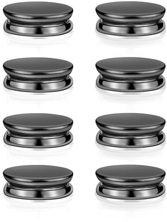 8stk Magnetische Hijab-Anstecknadeln, Mehrzweck-Magnetschal-Clip Magnetischer Schalverschluss Ohne Hängenbleiben Magnetische Broschennadel für Damen-Hijabs Schals und Kleidung (Schwarz)
