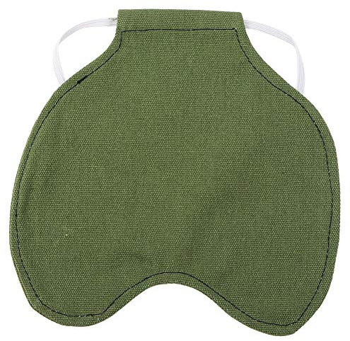 Fdit Hühnersattel-Flügelschutz-Stoffjacke, Henne-Rückenabdeckung, Doppeljacke für Geflügel-Haustiere ((20 * 19,5CM) grün)