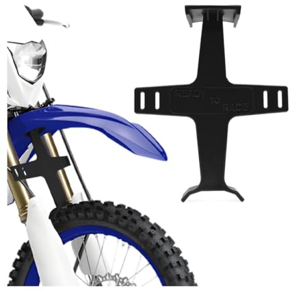 Mandark Motorcycle Suspension Fork Support Guard Transportation Protector, Motorbike Fork Saver Brace, Auto Tie Down Seal Saver Protection Accessories, Universal for Dirt Bike Motocross (Black)