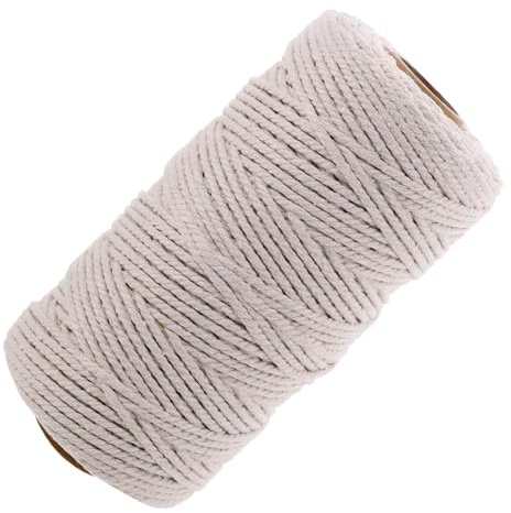 Cabilock Spago Elastico E Da Macellaio Filo Di Cotone Per Cucinare La Spago Per Di Maiale Filo Per Imballaggio Da Cucina 1 Rotolo