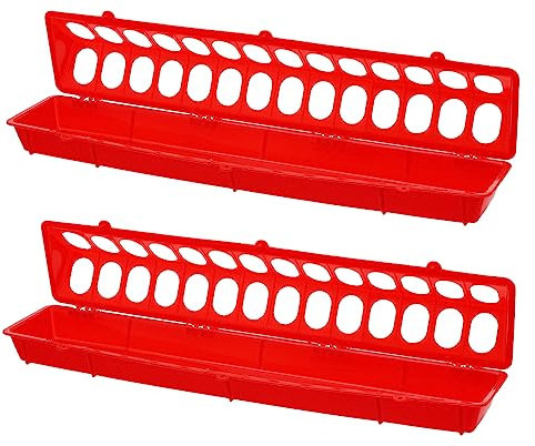 Yardwe 2 Stück Taubenfuttertröge Taubenkäfigtröge Spritzschutz-futtertröge Bruchfest Langlebig Leicht Zu Reinigen Geeignet Für Tauben Und Papageien