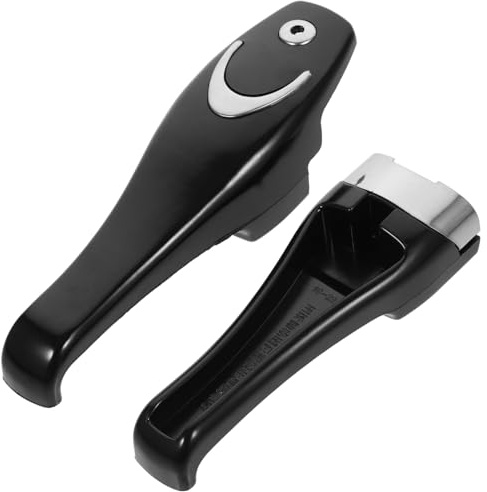 POPETPOP Universal Pressure Cooker Replacement Handles 18-22cm Set Anti-scalding Pan Grips and Screws, Sturdy Pressure Pot Accessories for Kitchen Cooker Repair | Plastic construction, screw fittings, detachable replacement, ergonomic hold, pan lid repair component