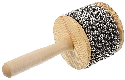 Toddmomy Kleines Cabasa für Percussion Instrument aus Holz für Musikalische und Interaktives für Kleinkinder von Jahren
