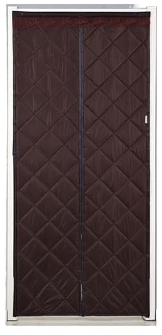 Thermo Vorhang Gegen KäLte TüR Winter-Türvorhang, magnetische Wärmedämmung, Wärme, winddichte Trennwand, Schalldämmung, Türvorhänge, hält das Zuhause warm(Color2,W80cm X H220cm)