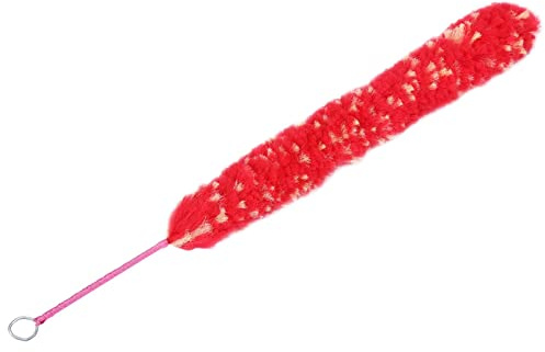 Yctze Cepillo de Hisopo de Flauta de Nailon Rojo de – Limpiador Eficaz para Mantenimiento y Mejora de la Flauta – Ligero, Duradero y para Almacenar Herramientas de Instrumentos