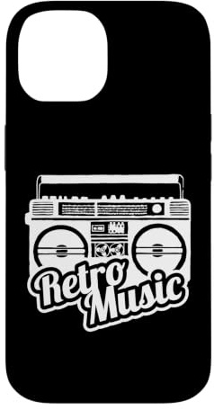 Beatbox Boombox Boombox rétro années 80-90 Coque pour iPhone 14