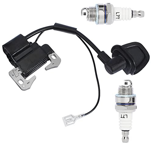 YOFMOO Ignition Coil Spark Plug for 33cc 43cc 47cc 49cc 50cc 2-stroke Mini Moto Dirt Pocket Bike Chopper Scooter Kids Quad ATV Minimoto