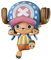Bandai Figuarts Zero One Piece Tony Tony Chopper Cotton Candy Lover 20th Anniversary Edition, Multicolor