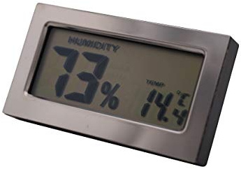 GERMANUS Kalibrierbarer Digitaler Hygrometer für Humidor, Digital - Rechteckig 389