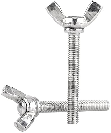 Anspruchsvolle Muttern Verbrauchsmaterial 8 Typen 5 STÜCKE/Beutel M5 304 Edelstahl Flügel Schmetterlingsschrauben Schrauben Flügelbolzen Maschinenbefestigung(M5*40mm)