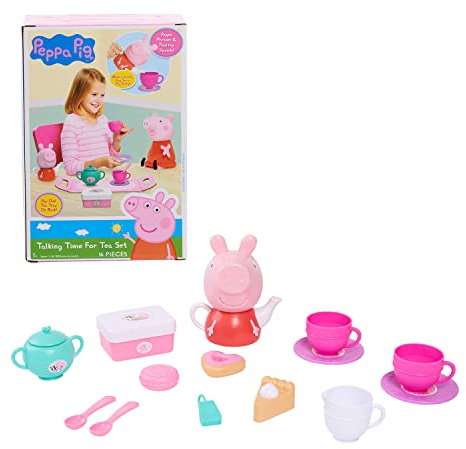 Peppa Pig Just Play Talking Time for Tea Service à thé, jouets pour enfants à partir de 3 ans
