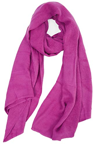 Van Der Rich ® - Echarpe Foulards Châles - Femme (Uni-Fuchsia)