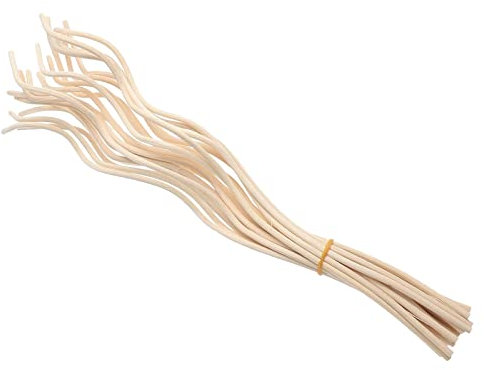 Jcassan 20 Pcs Air Fresheners Wavy Rattan Reed Fragrance Diffuser Sticks 280mm Reed Fragrance Diffuser Replacement Refill Sticks for Home Office Décor