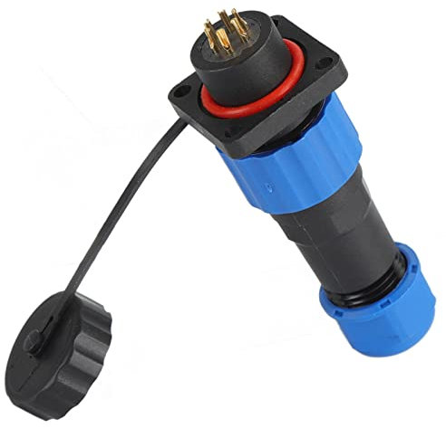 Connettore Aeronautico, IP68 SP16 6Pin 250V 5A Quadrato Impermeabile Cavo Aviation Spina Connettore Terminale Maschio e Femmina