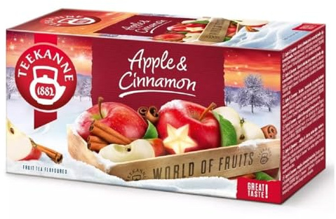 TEEKANNE - Apple&Cinnamon Tee mit Apfel- und Zimt (+ Gift Dekond) 6 * 50g