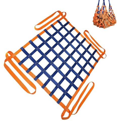 Hangendes Hebenetz - Flaches Nylonnetz, Anhängernetz, Schutznetz Garten, Cargonetz Heavy Duty, Für Treppenhebungsnetz, Frachtnetz, Anpassbar, Last 0,3-3,5 Tonnen ( Size : 4 X 4M/Mesh 15cm/Load 2.5t )