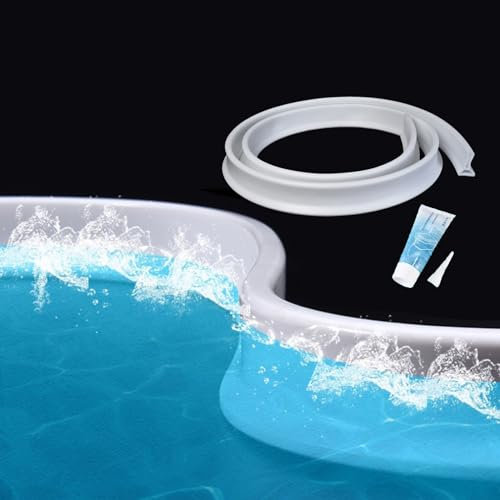 Barriera per tappo dell'acqua per doccia, alta 3/4 di pollice, strisce di fissaggio bianche per bagno paraspruzzi porta senza telaio/angolo vasca/pavimento piastrella pieghevole bordo soglia paraurti