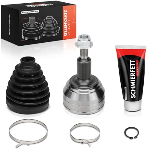 Frankberg Jeu de Joints Arbre de Transmission Essieu Avant Compatible avec TGE Remorque UZ 2.0L 2016-2024 C.r.a.f.t.e.r Bus SYI SYJ 2.0L 2016-2024 Remplacer# 2N0498099AX