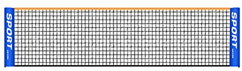 LXJLXD Filet de badminton pliable et portable pour entraînement de tennis de 5 m 6 m en intérieur et extérieur