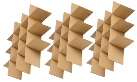 jojofuny 18stücke Glastrennwände Aus Wellpappe Für Umzugskartons Zellenteilereinheit Zum Schutz Von Gläsern Und Kleinen Gegenständen Verpackungsset Mit Teilen Für Sichere Transportschutz