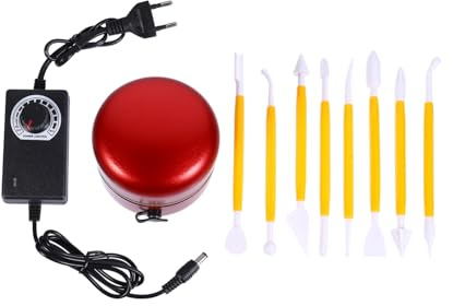 jojofuny Mini-töpferscheibe Elektrisch Mit Drehteller DIY-tonwerkzeug Für Keramikherstellung Töpferscheibe Für Anfänger Und Profis Kompakt Und Tragbar Für Heimgebrauch Und Kunstunterricht