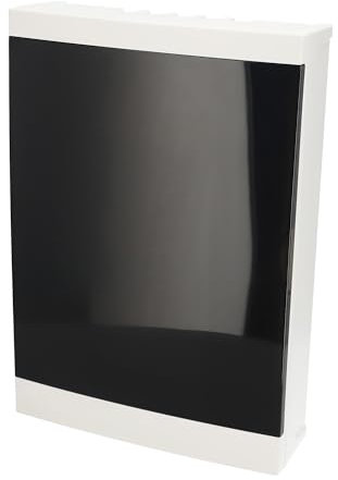 EDO Quadro Elettrico da Parete 3 File per 36 Moduli 43 x 30 x 9,5 cm IP40 - Scatola di Distribuzione in ABS Bianco - Centralino per Impianti Elettrici da Interno