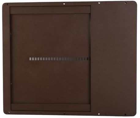 Naroote Automatische Hühnerkoop -Tür, Hähnchen -Stalltüröffner Rostfester Programmierbarer Horizontaler Öffnung Plastikblech für Zuhause (Brown)
